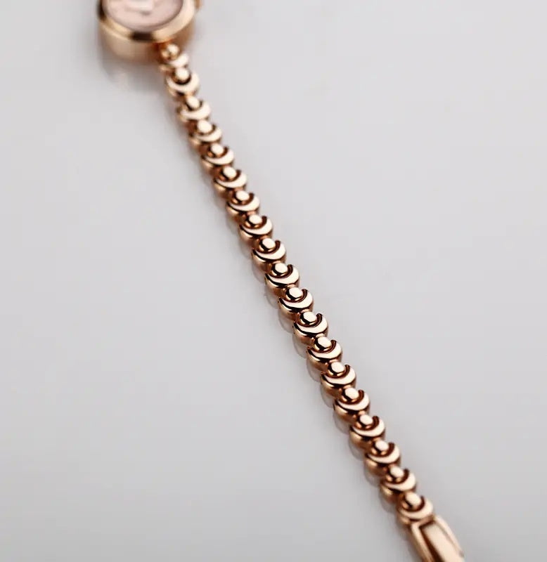 Women’s Rose Gold Bracelet Watch, Modern Jewelry Piece for Daily Style - Alain Carnet Watch