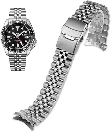 Stainless Steel Watch Band Smartwatch Compatible - Alain Carnet Watch