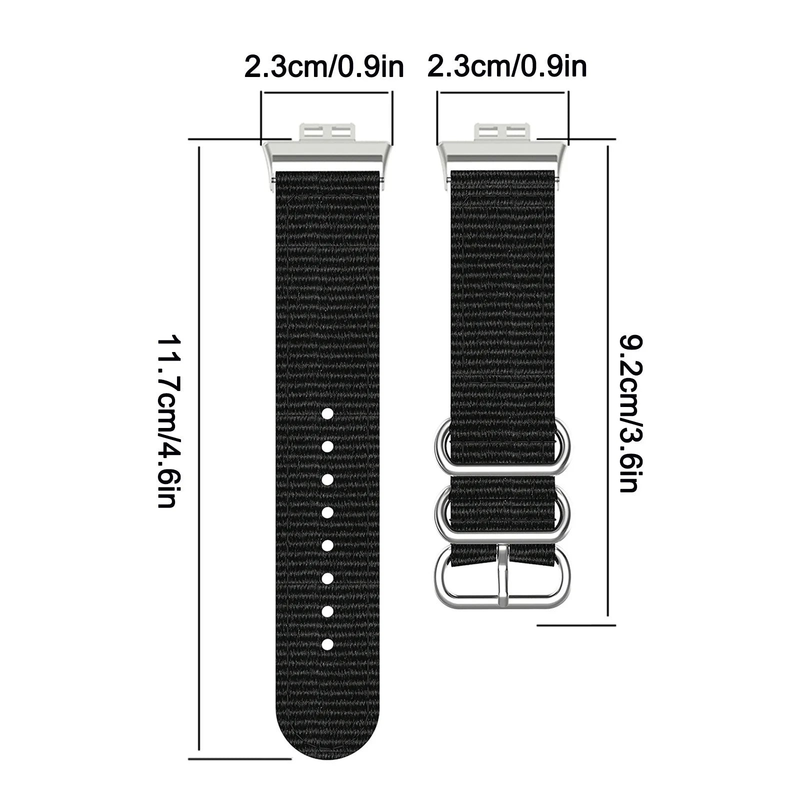 Canvas Watch Strap Compatible with Smartwatches and Traditional Watches - Alain Carnet Watch