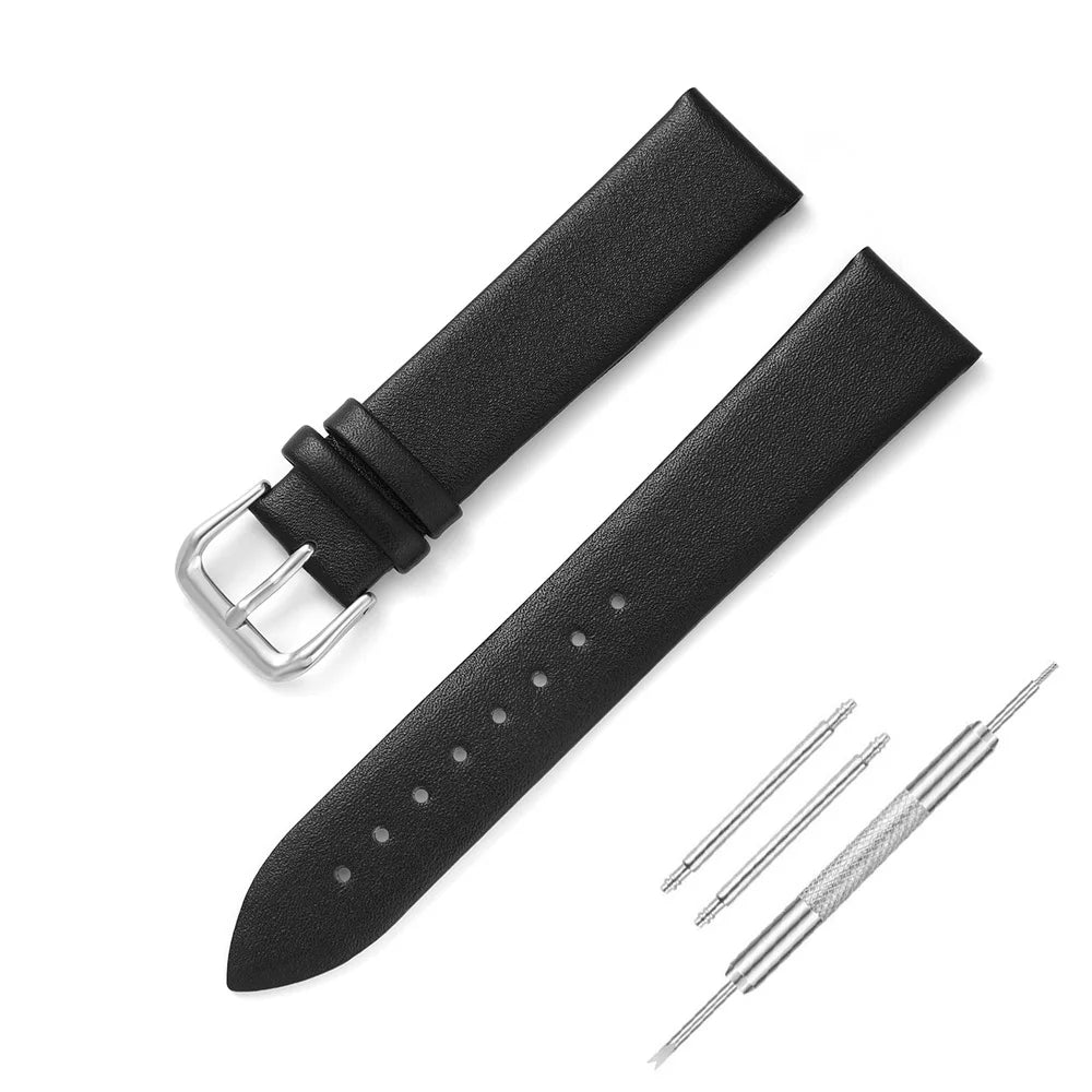 Genuine Leather Watch Strap Compatible with Smartwatches - Alain Carnet Watch