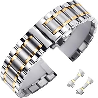 Stainless Steel Watch Band Smartwatch Compatible - Alain Carnet Watch