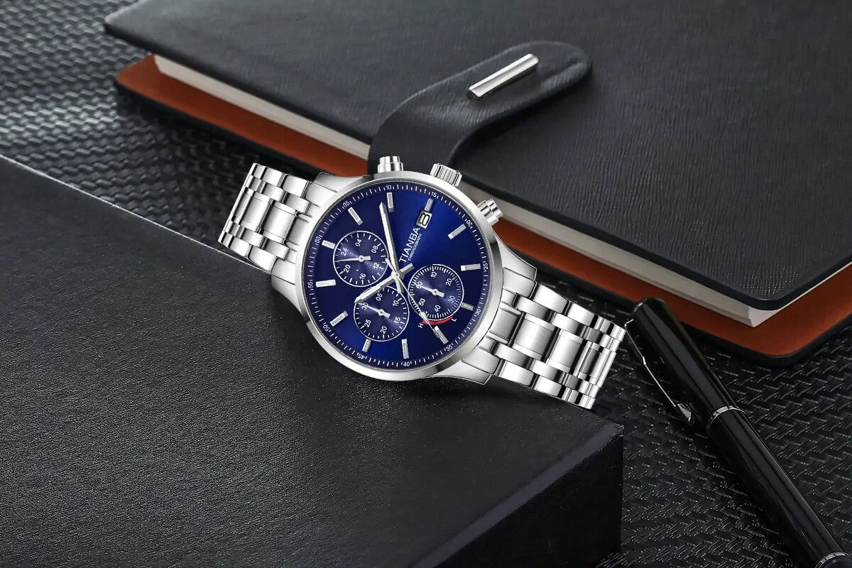 High Precision Mechanical Watches Men's Self winding Collection - Alain Carnet Watch