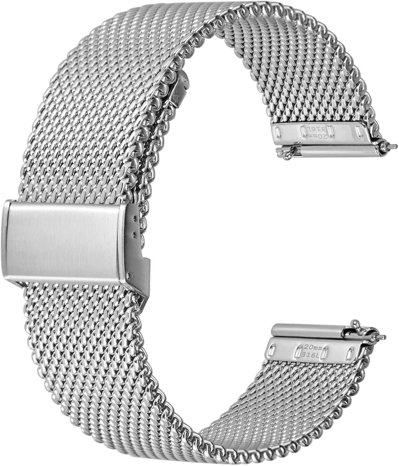 Stainless Steel Watch Band Smartwatch Compatible - Alain Carnet Watch