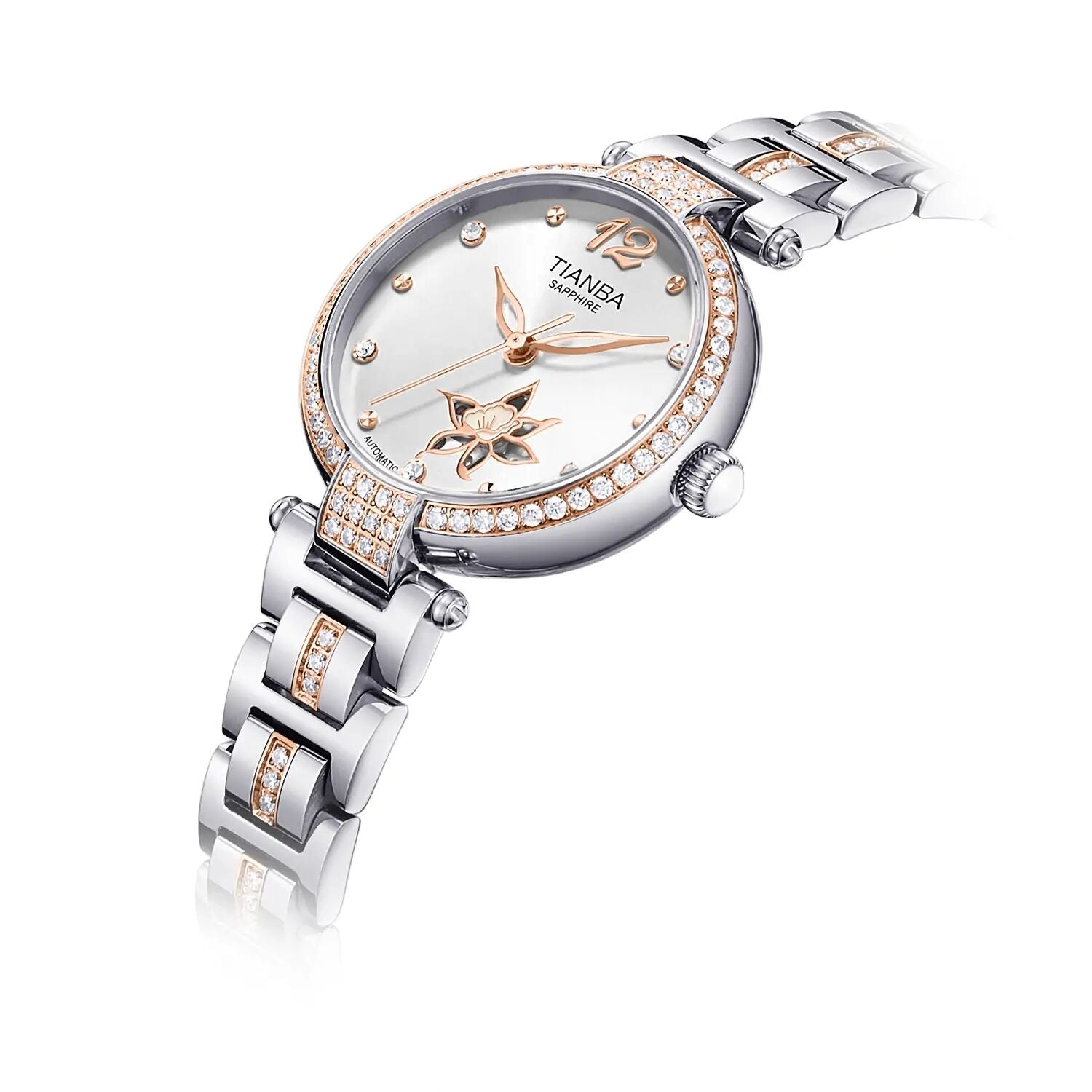 Women's Jewelry Watch, Rose Gold Finish, Ideal for Special Events - Alain Carnet Watch